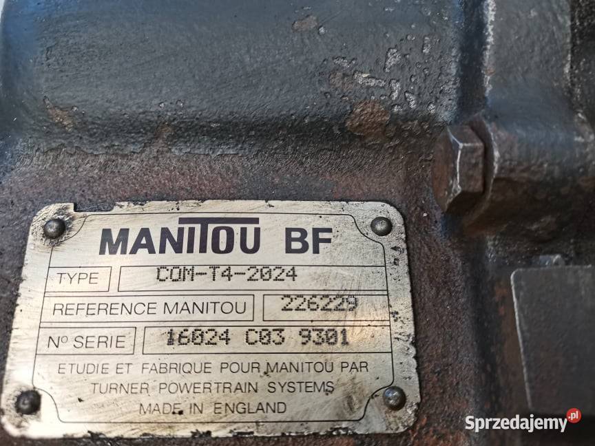 Skrzynia biegów Manitou MLT 835 COMT42024 Wilkowo