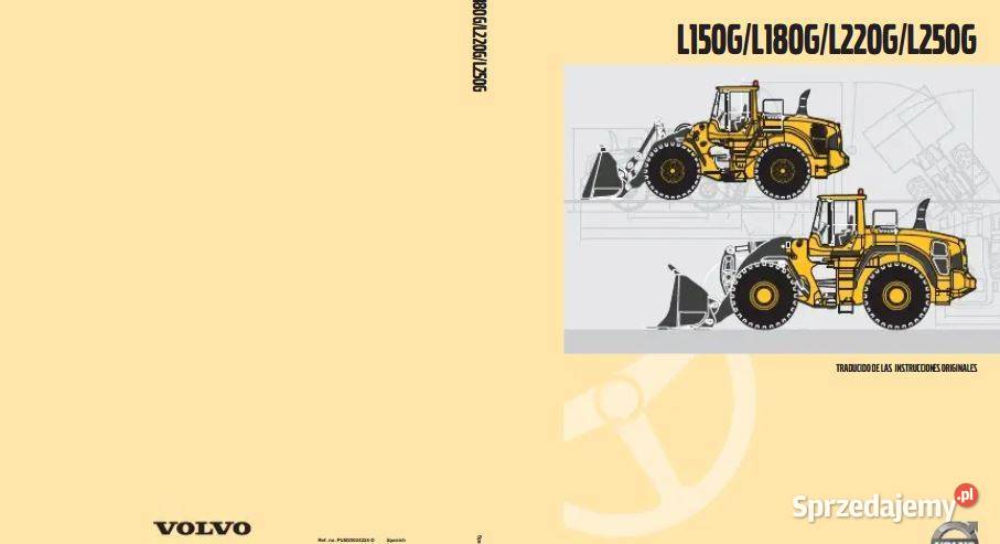 Volvo L150G L180G L220G L250G instrukcja obsługi motoryzacja, transport Kielce