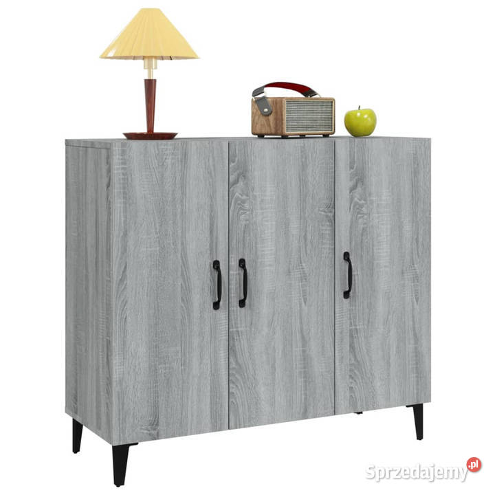 Szafka szary dąb sonoma 90x34x80 materiał Warszawa