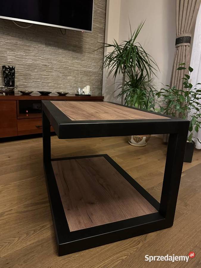 Stolik kawowy loft industrial czarny sprzedam