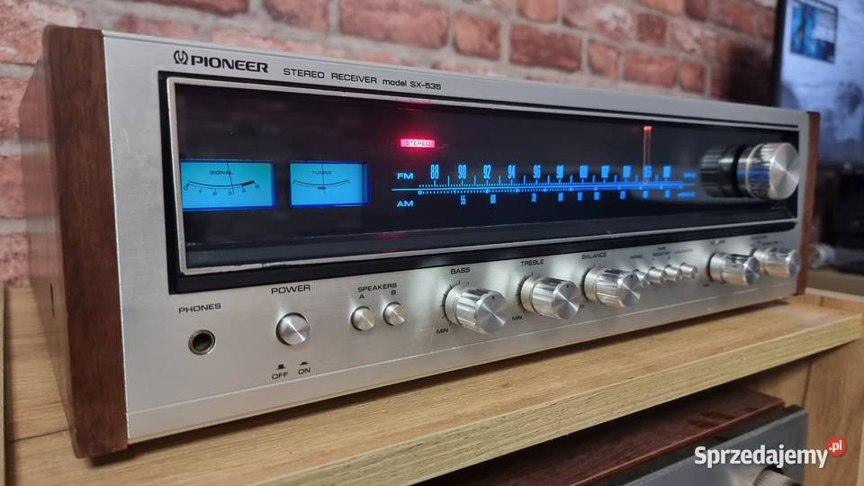 Pioneer SX535 Klasyk Vintage w drewnie Stan Głuchołazy