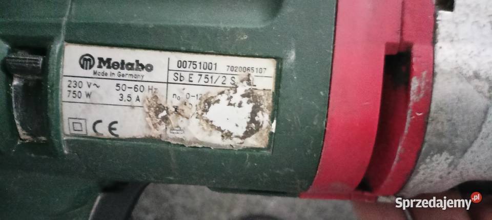 Metabo SBE 751 wiertarka udarowa Sędziszów