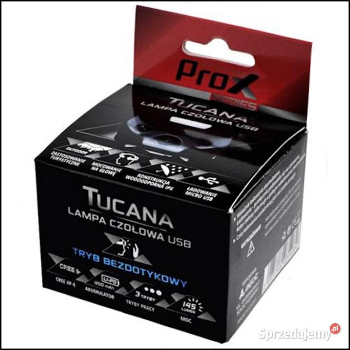 Latarka czołowa Czołówka ProX TUCANA LED 145Lm Warszawa