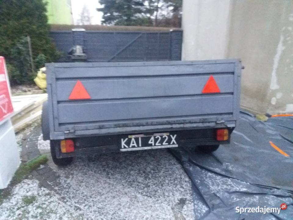 Przyczepa samochodową sprawna zarejestrowana Przyczepy i naczepy Myszków