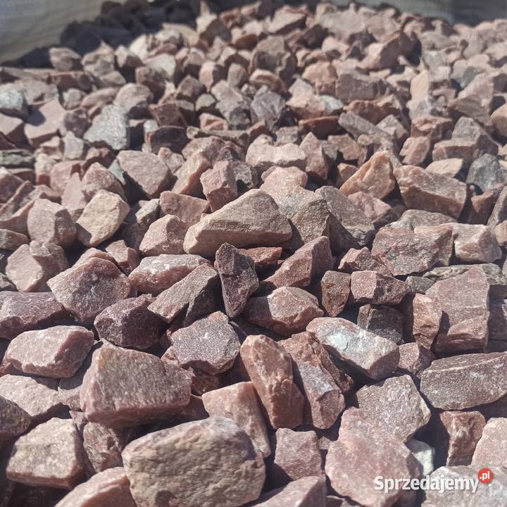 Grys Kwarcowy 1540 mam kamień czerwony Biała Jaworzno