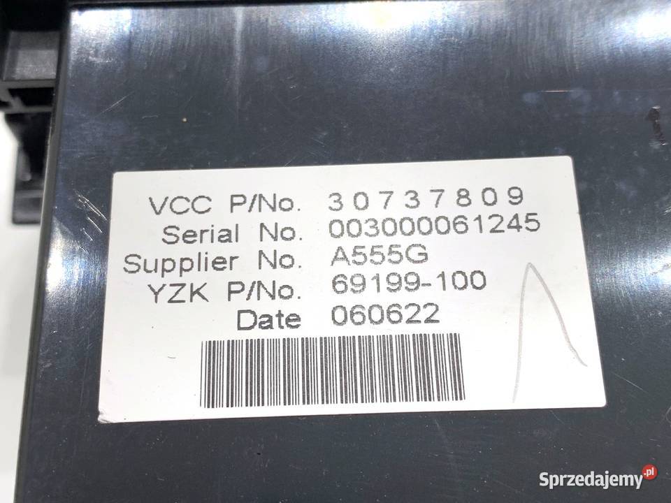 WYŚWIETLACZ VOLVO V50 30737809 0312 EKRAN osobowe