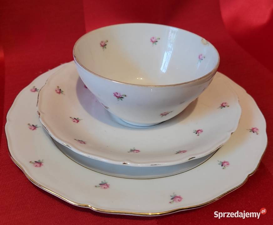 Seltmann Waiden porcelanowy zestaw śniadaniowy Piekary Śląskie