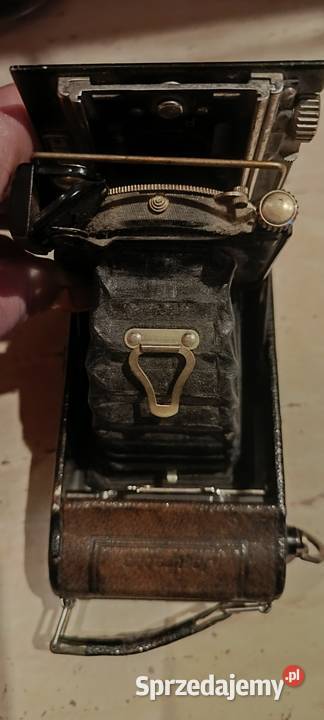 Piękny stary aparat fotograficzny Antyki małopolskie Tarnów