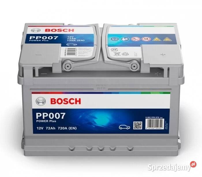 Akumulator Bosch 72Ah 720A EN PP007 PRAWY PLUS lubelskie Chełm
