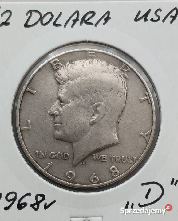 12 Dolara USA 1968 r men D wielkopolskie Konin