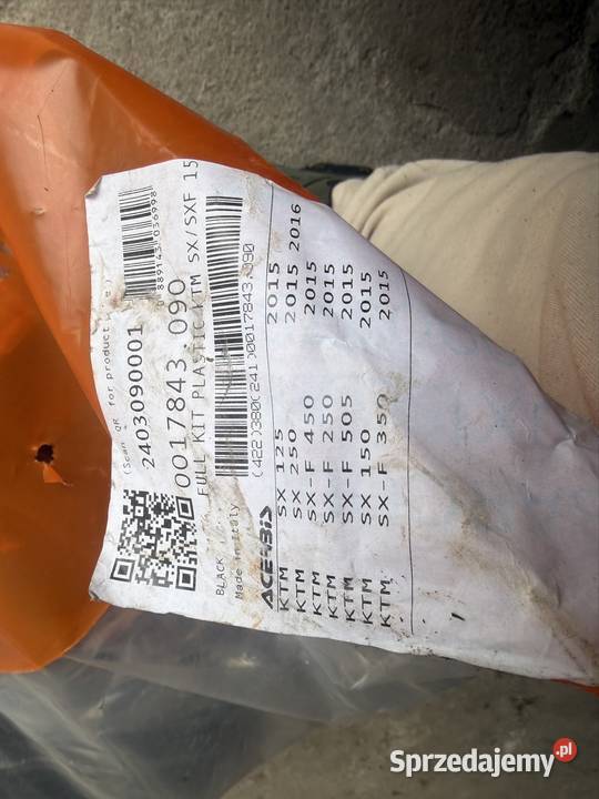 Plastiki KTM sxf350 sx125 20152016 Staszów