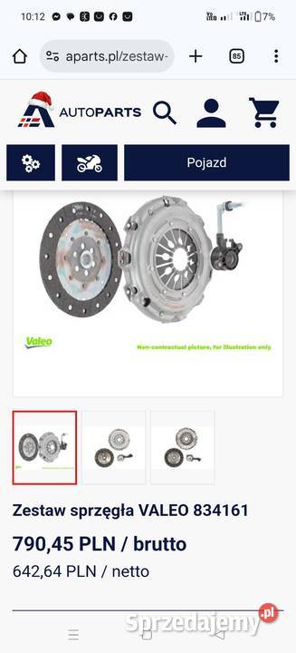 VALEO Zestaw Sprzęgła 834161 ford s MK1 20 tdci