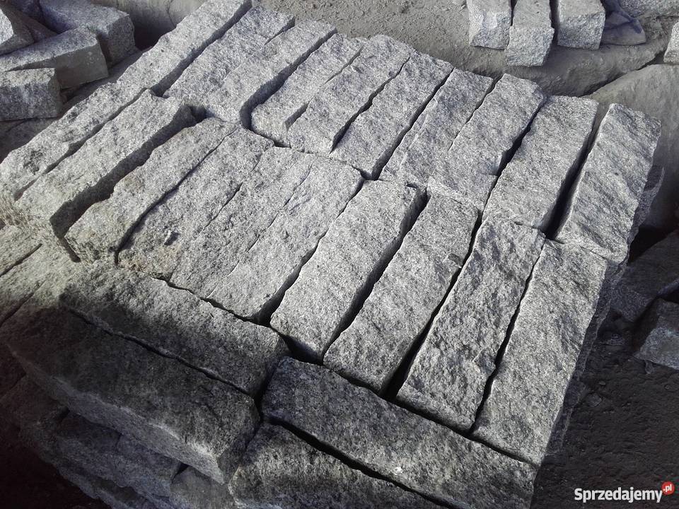 Palisada 10x10x40 szara łupana Strzegom sprzedam