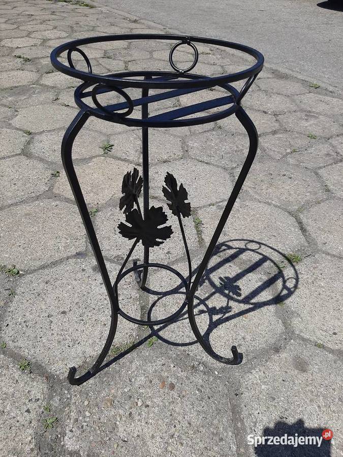 Kwietnik metalowy zestaw 3 sztuki śląskie