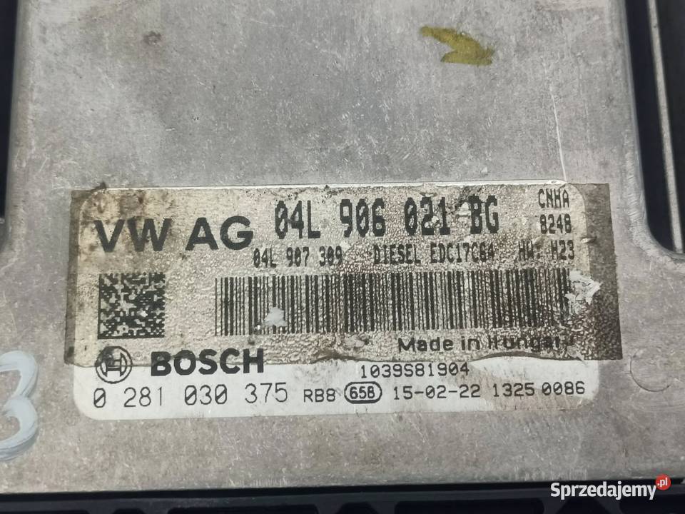 Vw Audi A4 B8 A5 20TDI 8T 8F STEROWNIK SILNIKA Przemęt