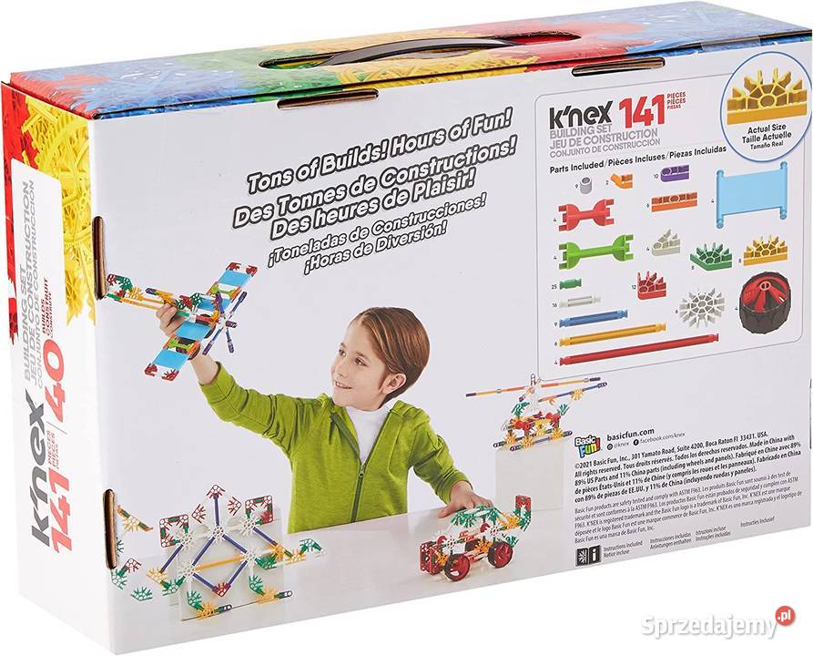 Knex KNEX Klasyk Konstrukcje Klocki Zestaw Mogilany