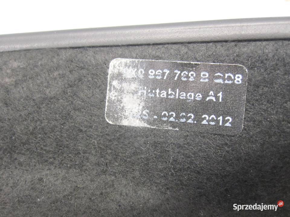 AUDI A1 FL 14r półka bagażnika Kielce sprzedam