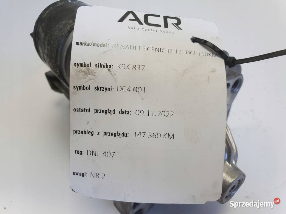 Renault Megane Scenic III 15 DCI ROZRUSZNIK osobowe Janów