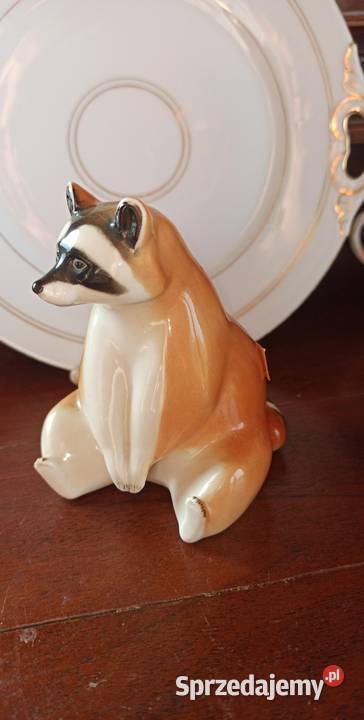 Borsuk figurka Łomonosow Gdańsk