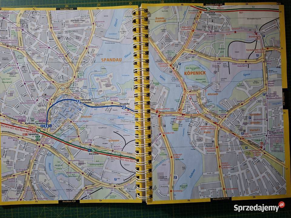 Berlin atlas miasta i okolic TOP MAPA 110 000 Kraków sprzedam