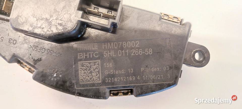 MERCEDES VITO W447 REZYSTOR DMUCHAWY 5HL011266 Rezystory dmuchaw dolnośląskie