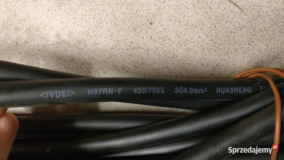Kabel 3 żyłowy 4 mm2 450750V Huasheng H07RNF zachodniopomorskie