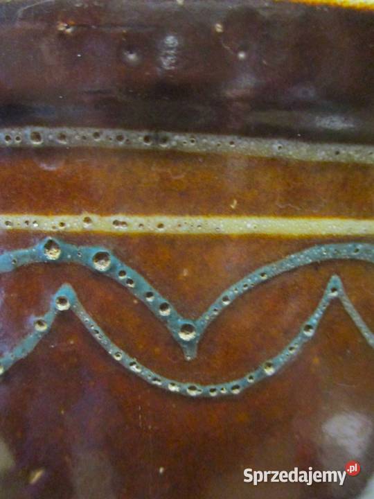 Stary Garnek Kamionkowy Ucho Szlaczek Nieporęt