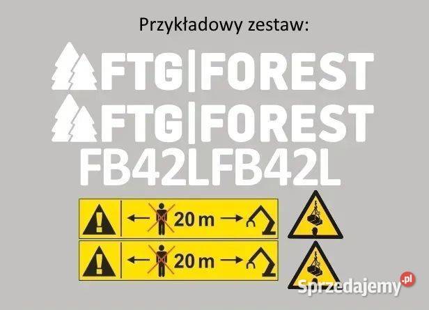 Naklejki oklejenie FTG FOREST FB 90 FB70 FB53 Karoseria mazowieckie Janików
