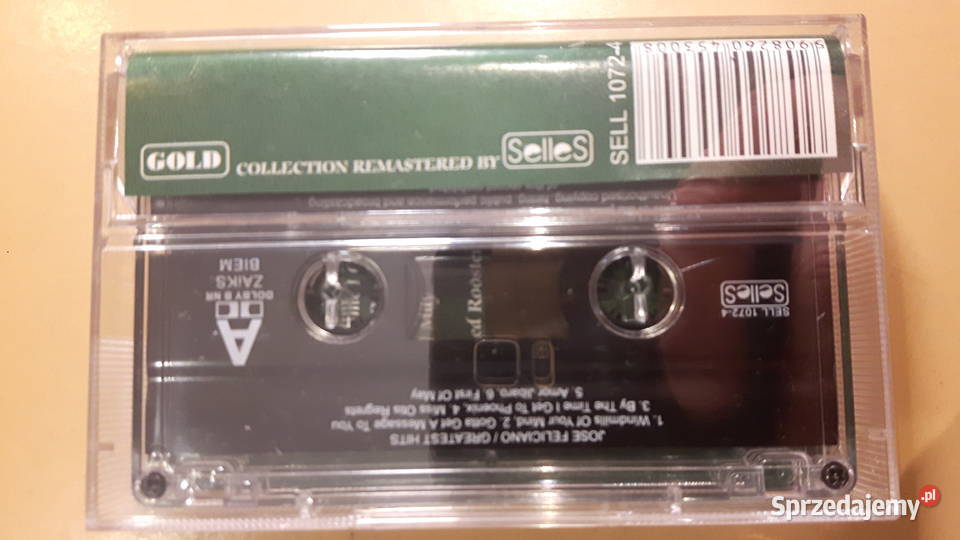 Jose Felicjano Greatest Hits kaseta kaseta Kultura i Rozrywka