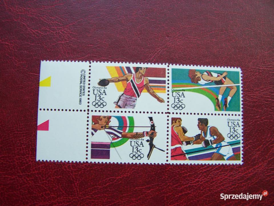USA 1983 MNH Mi 164447 Sport Olimpiada Los Tychy