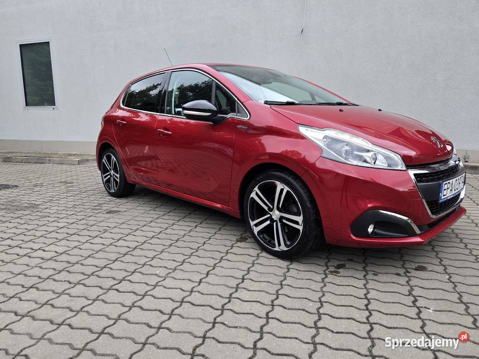 Peugeot 208 12 100 2016 GT Line SS RARYTAS manualna łódzkie Pabianice