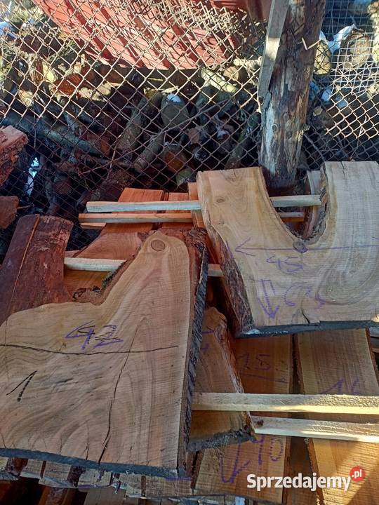 Deski jabłoni czereśni śliwki suche śląskie Ustroń