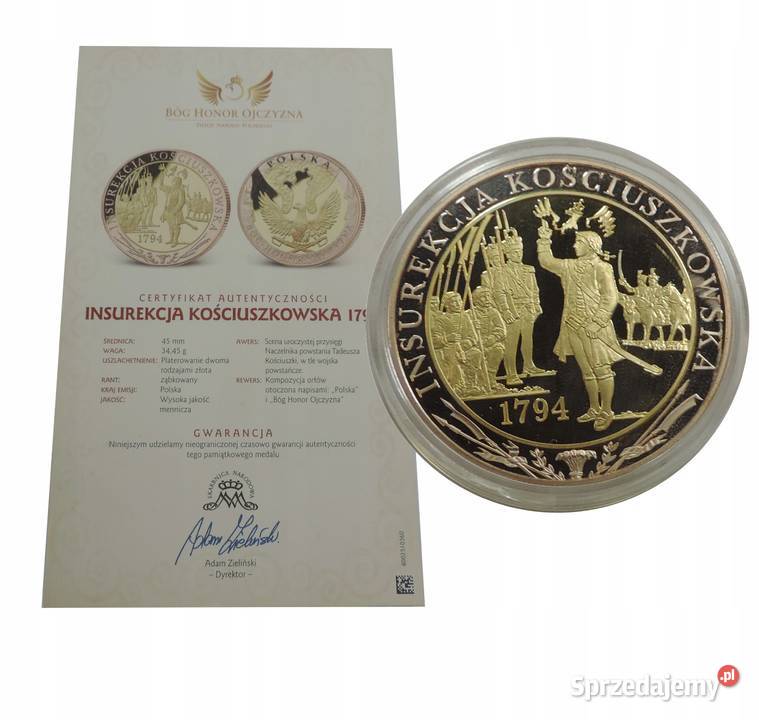 NUMIZMAT BÓG HONOR OJCZYZNA K244 Warszawa