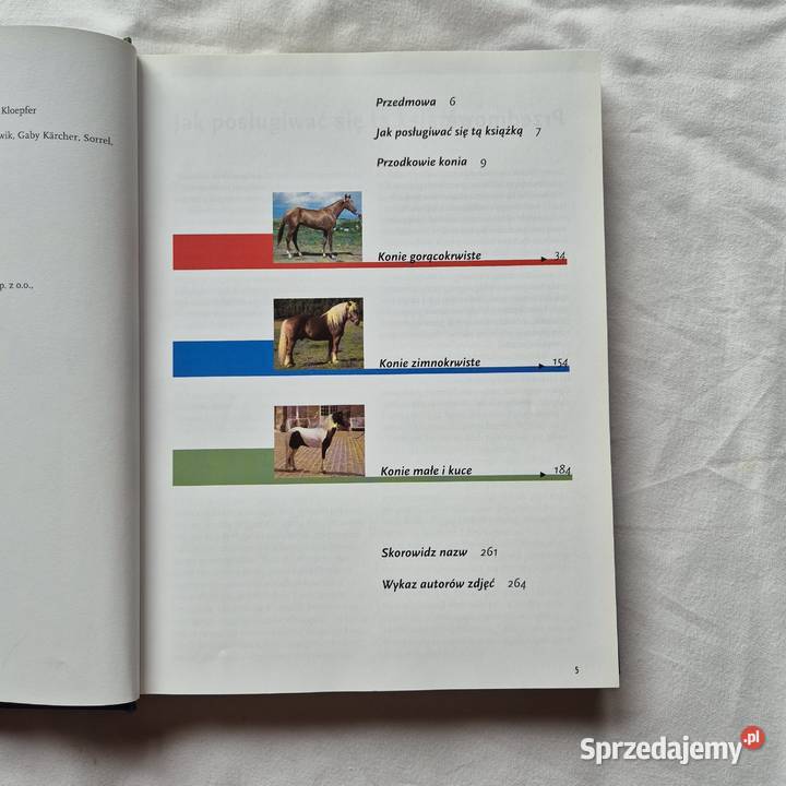 Rasy koni piękna książka wiele zdjęć wszystkie Brzesko