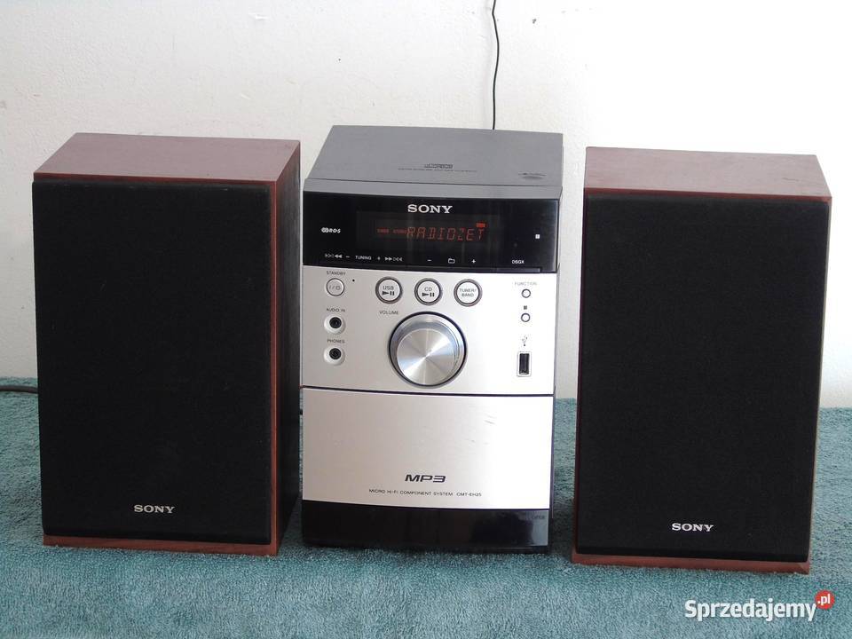 Wieża stereo Sony USB mp3 CD RDS AUX mag kolumny Elektronika podkarpackie Jasło