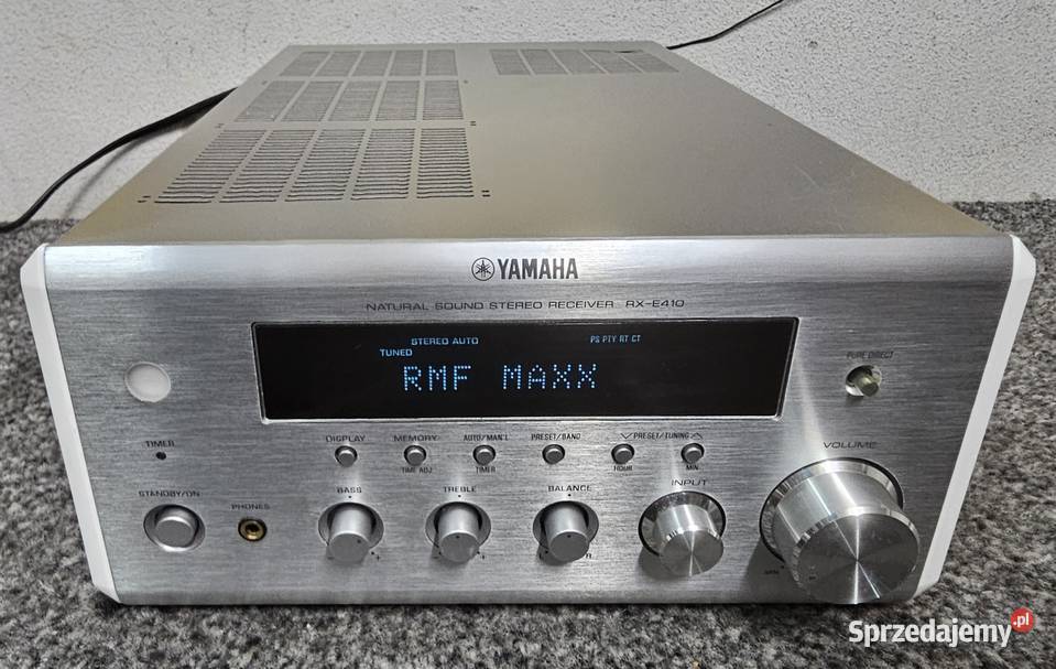 Amplituner STEREO Yamaha RXE410 Natural Sound Odtwarzacze CD i MD Kraków