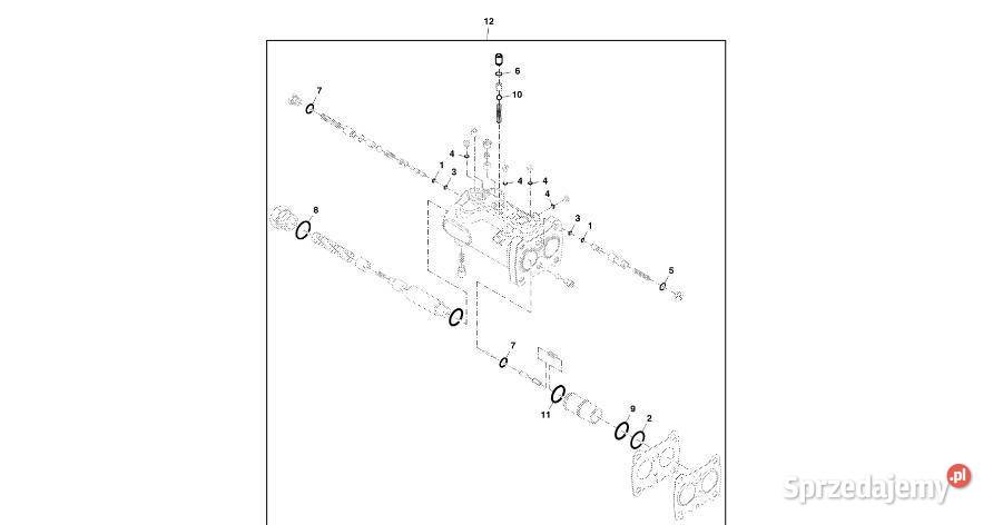 John Deere 9470RX Zestaw uszczelnienia RE344610 Pozostałe Jastrzębniki