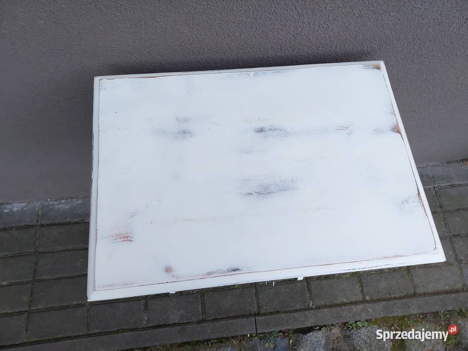 Stary stolik podręczny biały przecierany shabby sprzedam