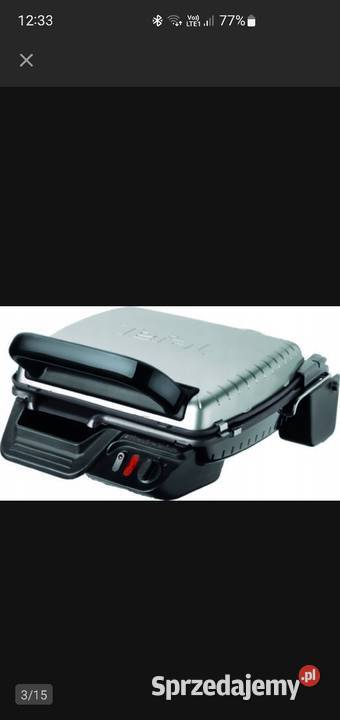 Składany grill elektryczny Tefal GC 3050 czarny Lubin
