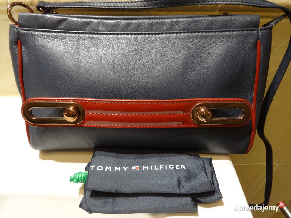 Tommy Hilfiger torebka ze skóry naturalnej łódzkie Tomaszów Mazowiecki sprzedam