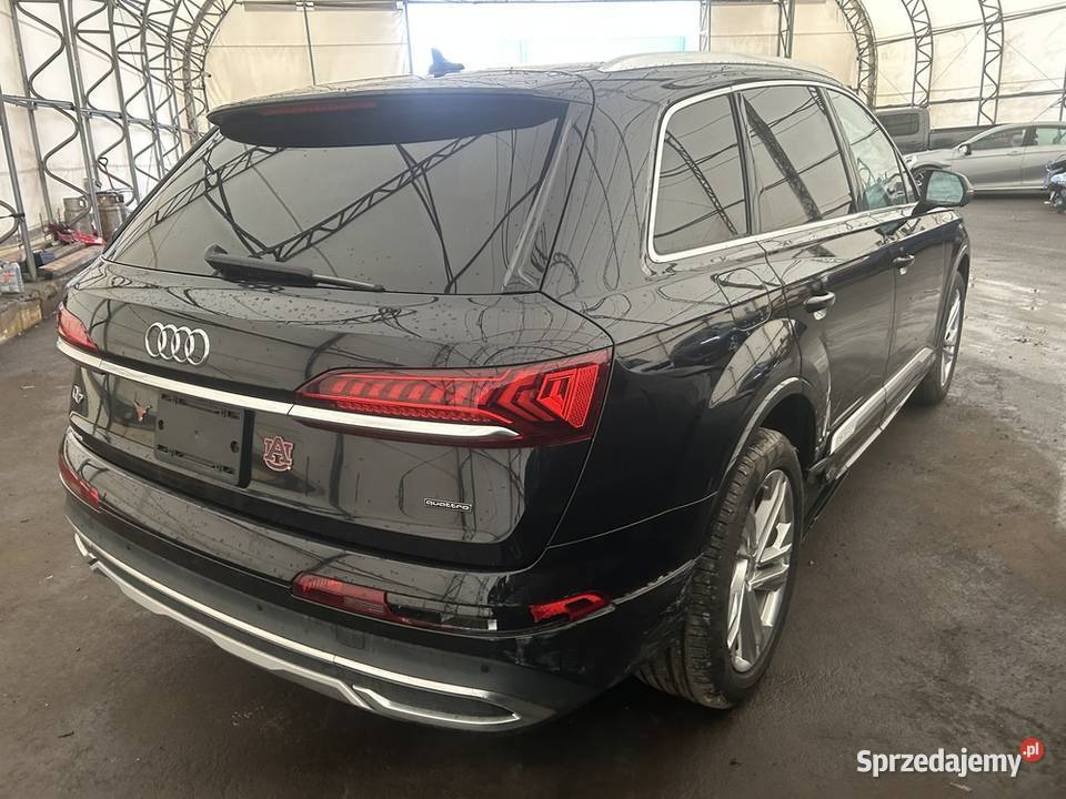 Audi Q7 2021 45tfsi tiptronic w drodze do uszkodzony Skomielna Czarna