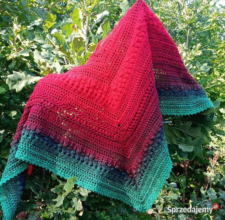 Chusta szydełkowa Drzewica