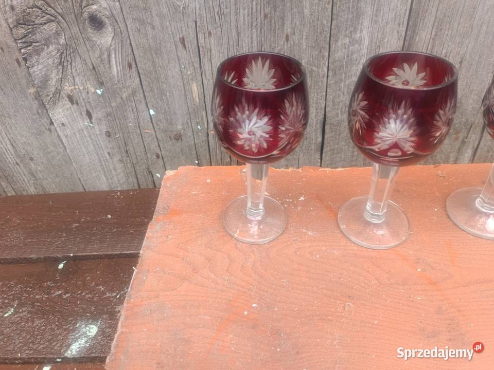 Kieliszki kryształowe do wina