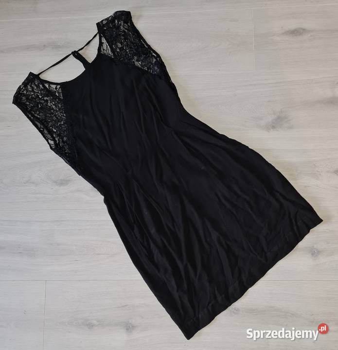 Sukienka koronka czarna 36S Łódź sprzedam