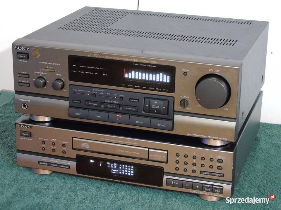 Wzmacniacz Sony TAD509 korektor graficzny