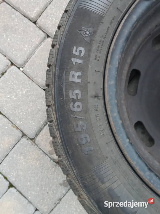 Felgi z oponami zimowymi do Citroen C4 picasso Rozmiar 15" Części wielkopolskie
