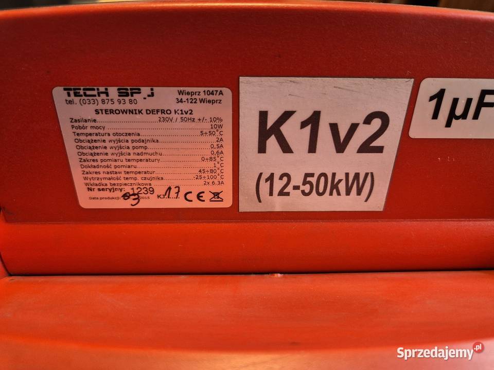 Sterownik pieca Defro K1v2 Tech Sprawny Kotły i Piece CO Szumleś Szlachecki