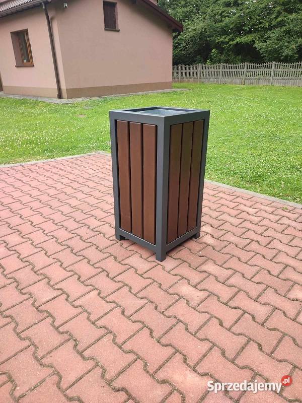 Kosz miejski FLO W245 Meble ogrodowe podkarpackie Targowiska sprzedam