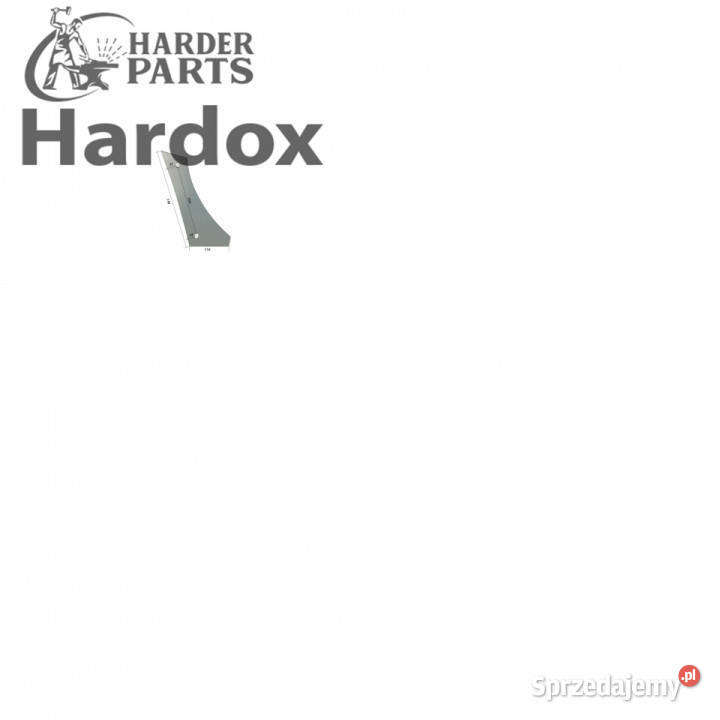 Pierś HARDOX 80609P 74871P części do pługa nieuszkodzony Suwałki sprzedam