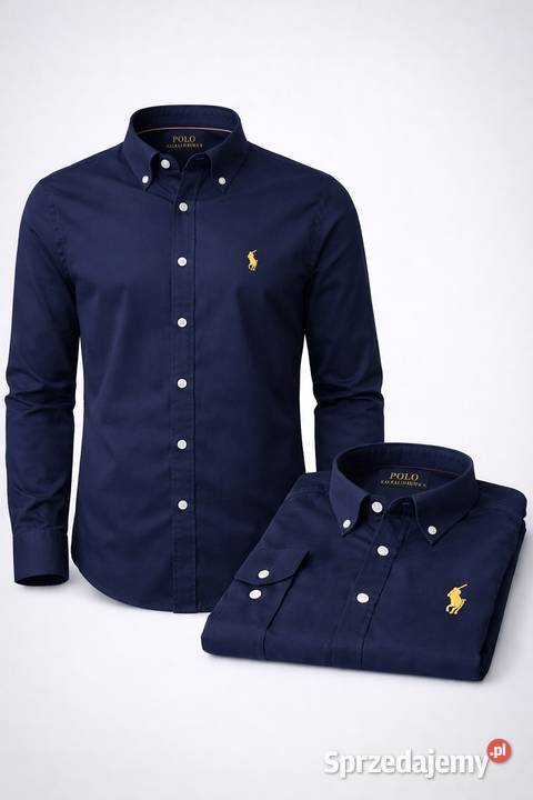Koszula granatowa Ralph Lauren rozmiar M okazja Moda i Styl warmińsko-mazurskie